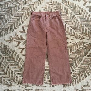 American Eagle Wide Leg High Waisted Rose Jeans